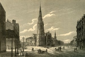Rowland Hills Kapel & Scholen, Westminster Bridge Road, ca. 1878 door Unbekannt