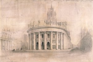 Royal Exchange, Londen, 1838 door Unbekannt