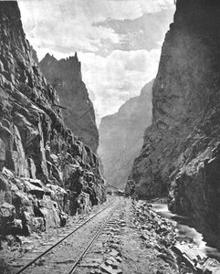 Royal Gorge van de Arkansas River, Colorado, VS door Unbekannt