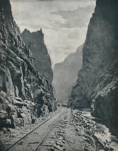 Royal Gorge van de Arkansas, c1897 door Unbekannt
