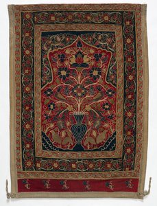 Koninklijke Ronde Tent gemaakt voor Muhammad Shah wandpaneel met één paneel B, 1834-1848 door Unbekannt