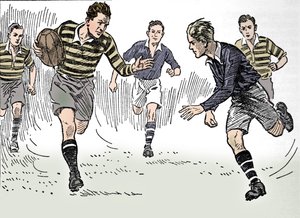 Rugby, 1937 door Unbekannt