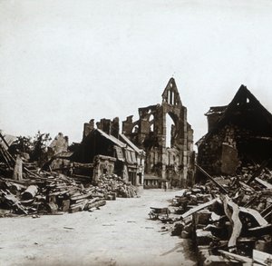 Ruïnes, Craonne, Noord-Frankrijk, ca. 1914-1918 door Unbekannt