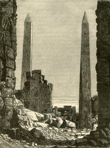 Ruïnes bij Karnak, 1890