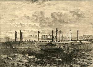 Ruïnes van Persepolis, 1890 door Unbekannt