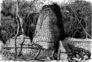 Ruïnes van Groot Zimbabwe, Afrika, 1892 door Unbekannt