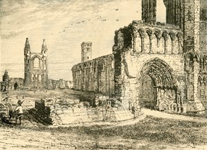 Ruïnes van de kathedraal, St. Andrews, 1890