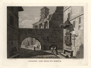 Ruïnes van het Forum van Nerva, Rome