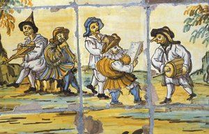 Landelijk concert, Chiostro delle Clarisse, Napels, Campania, Italië door Unbekannt