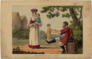 Russisch boerengezin, 1810s