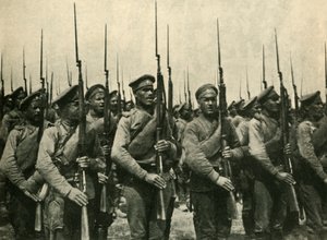 Russische soldaten, Eerste Wereldoorlog