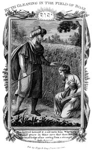 Ruth die aren raapt in het veld van Boaz, ca. 1804