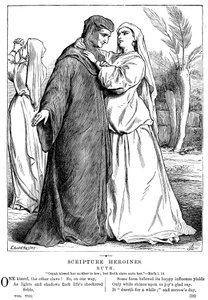 Ruth omhelst haar schoonmoeder, 1873 door Unbekannt
