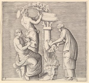 Offer van een zwaan, gepubliceerd ca. 1599-1622