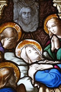 Kathedraal van Saint-Corentin, Quimper glas-in-lood: de Ontslaping, Quimper, Frankrijk