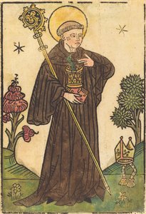 Sint Benedictus door Unbekannt