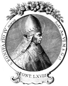 Sint Bonifatius IV, paus van de Katholieke Kerk door Unbekannt