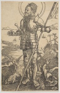 Sint Joris staand, kopie, n.d.