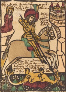 Sint Joris, ca. 1460-1470 door Unbekannt