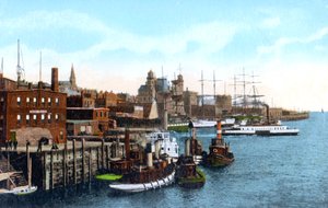Haven van Saint John, Saint John, New Brunswick, Canada, c1900s