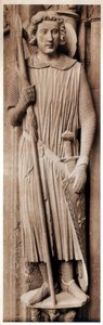 Sint Theodoor, kathedraal van Chartres, Frankrijk, 13e eeuw