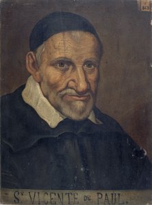 Sint Vincentius van Paulo 1581-1660, c. 1660 door Unbekannt
