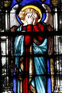 Sainte-Clotilde kerk. Engel door Unbekannt