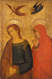 Heiligen Johannes de Evangelist en Maria Magdalena, ca. 1335-45 door Unbekannt
