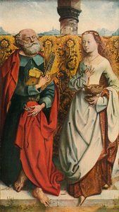 Heiligen Petrus en Dorothea, ca. 1505, 1909 door Unbekannt