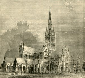 Kathedraal van Salisbury, 1890