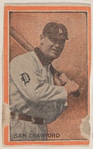 Sam Crawford, uit de Baseball Players set W500 Orange Borders, 1910 door Unbekannt