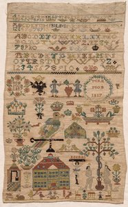 Sampler Fragment, 1817