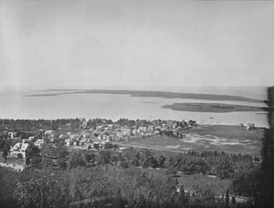Sandy Hook, vanaf Highland Light, New Jersey, ca. 1897 door Unbekannt