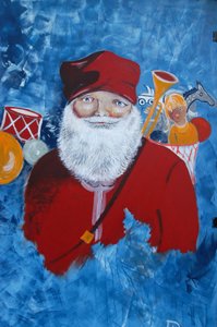 Kerstman, Parijs, Frankrijk door Unbekannt