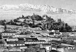 Santiago, Chili, 1895 door Unbekannt