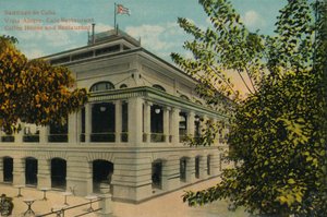 Santiago de Cuba. Vista Alegre - Café Restaurant. Koffiehuis en Restaurant, c1910