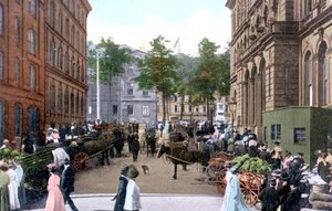Zaterdagmorgenmarkt, Halifax, Nova Scotia, Canada, ca. 1900s