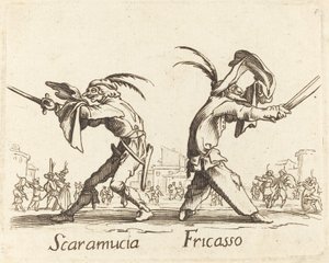 Scaramucia en Fricasso door Unbekannt
