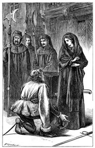Scène uit Shakespeares Richard III, 1591 c1870 door Unbekannt