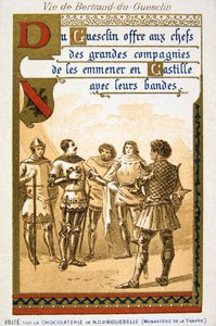 Scène uit het leven van Bertrand du Guesclin, 19e eeuw door Unbekannt