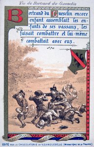 Scène uit het leven van Bertrand du Guesclin, 19e eeuw door Unbekannt