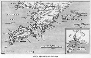 Operaties ten zuiden van Port Adams, Mantsjoerije, Russisch-Japanse Oorlog, 1905 door Unbekannt