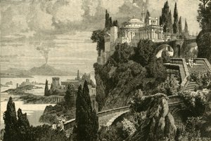 Landschap bij Kaap Misenum, nabij Balae, 1890 door Unbekannt