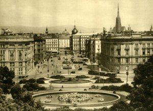 Schwarzenbergplatz, Wenen, Oostenrijk, c1935 door Unbekannt