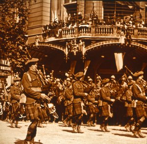 Schotse soldaten, 14 juli 1919