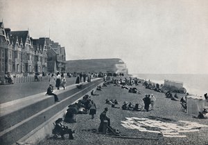 Seaford - De Parade, 1895 door Unbekannt