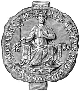 Zegel van Robert the Bruce, Koning van Schotland, 14e eeuw 1892 door Unbekannt