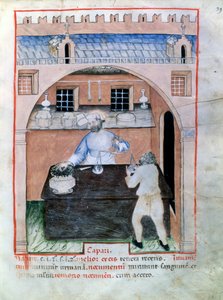 Verkoper van kappertjes, 1390-1400 door Unbekannt