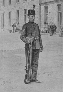 Sergeant, The Kings Royal Rifle Corps, ca. 1880