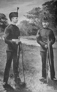 Sergeanten, de Rifle Brigade, c1880